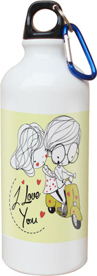 

SKY TRENDS Opaque Series 600 ml Water Bottle(Set of 1, White)