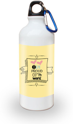 

SKY TRENDS White Sipper 600 ml Water Bottle(Set of 1, White)