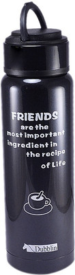 

Saamarth Impex Opaque 350 ml Water Bottle(Set of 1, Black)