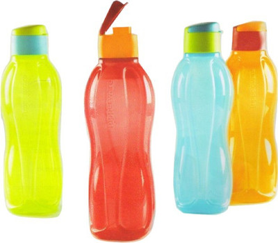 

Tupperware FlipTop1Litre 1000 ml Bottle(Pack of 4, Multicolor)
