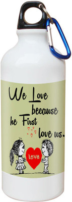 

SKY TRENDS Opaque Series 600 ml Water Bottle(Set of 1, White)