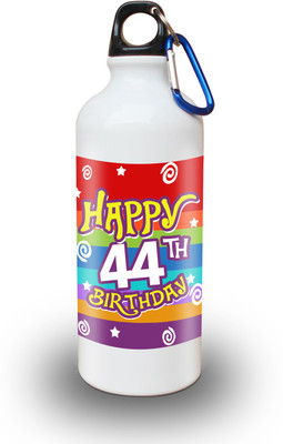 

Sky Trends Gift 44th Happy Birthday 600 ml Water Bottle(Set of 1, White)