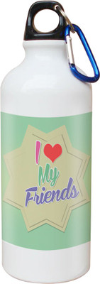 

SKY TRENDS Opaque Series 600 ml Water Bottle(Set of 1, White)
