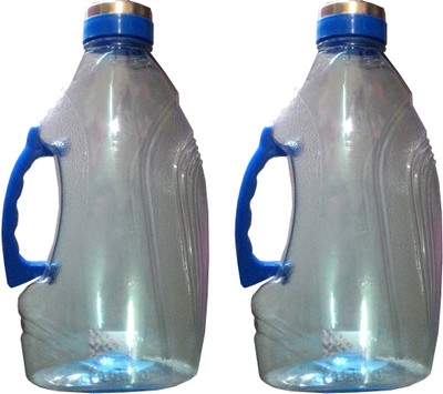 

Goldcave NA 1500 ml Water Bottles(Set of 2, Multicolor)