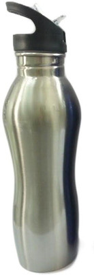 

Gift Studio Steel 700 ml Water Bottle(Set of 1, Silver)