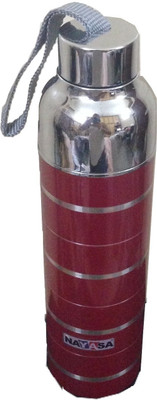 

Nayasa Swirl 1000 ml Water Bottle(Set of 1, Red)