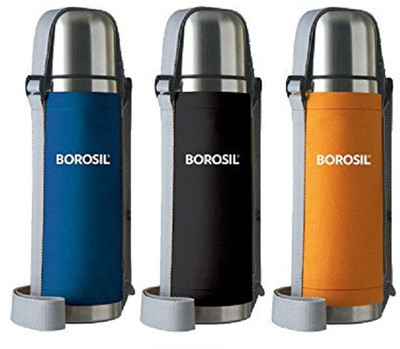 

Borosil Hydra Thermo Stainless Steel Flask 1000 ml Water Bottle(Set of 1, Multicolor)