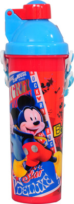 Disney Red 700 ml Water Bottle(Set of 1, Red, Blue)