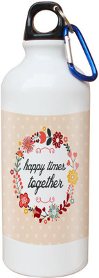 

SKY TRENDS Opaque Series 600 ml Water Bottle(Set of 1, White)