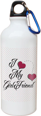 

SKY TRENDS Opaque Series 600 ml Water Bottle(Set of 1, White)