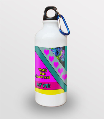 

SKY TRENDS White Sipper 600 ml Water Bottle(Set of 1, White)