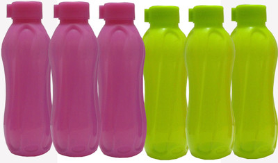 

Cello OPAQUE SERIES 600 ml Water Bottles(Set of 6, YELLOW N PINK)