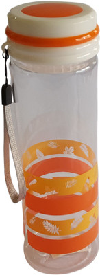 

Zannuo TRANSPARENT SERIES 600 ml Water Bottle(Set of 1, Orange)