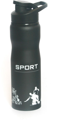 

Chrome Water Bottle 750 ml Water Bottle(Set of 1, Black)