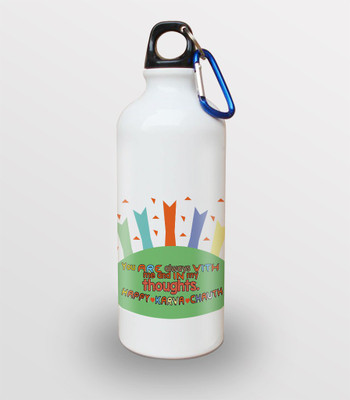 

SKY TRENDS White Sipper 600 ml Water Bottle(Set of 1, White)
