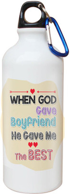 

SKY TRENDS Opaque Series 600 ml Water Bottle(Set of 1, White)