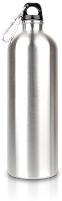

Caryn Glossy 750 ml Water Bottle(Set of 1, Silver)