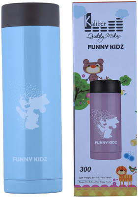 

Kaliber Funny Kidz - 300 - Double Body - Blue - Hot and Cold 300 ml Water Bottle(Set of 1, Blue)