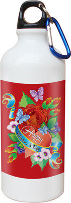 

SKY TRENDS Opaque Series 600 ml Water Bottle(Set of 1, White)