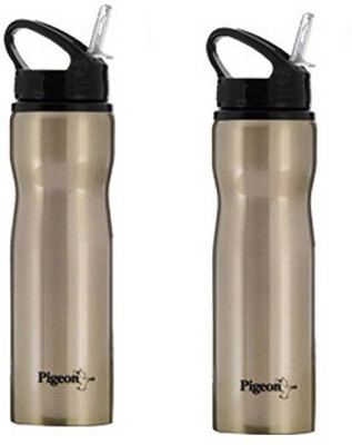 

Pigeon QUEEN 750 ml Water Bottles(Set of 2, MULTICOLOUR)