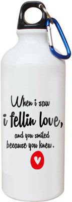 

SKY TRENDS Opaque Series 600 ml Water Bottle(Set of 1, White)