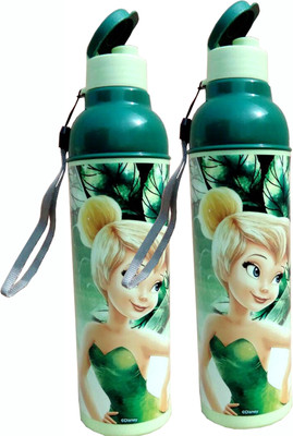 

Cello OPAQUE SERIES 600 ml Water Bottles(Set of 2, Green)