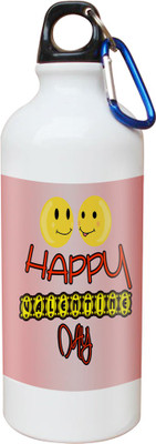 

SKY TRENDS Opaque Series 600 ml Water Bottle(Set of 1, White)