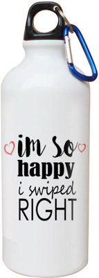 

SKY TRENDS Opaque Series 600 ml Water Bottle(Set of 1, White)