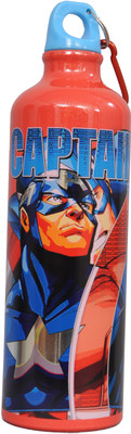 MARVEL Captain America 750 ml Water Bottle(Set of 1, Red, Blue) MARVEL Captain America 750 ml Water Bottle(Set of 1, Red, Blue)