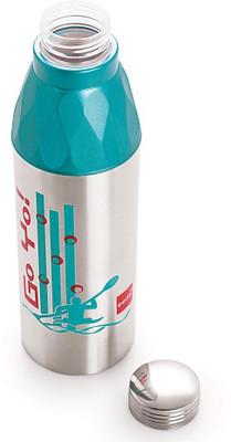 

Cello Opaque Series 1200 ml Water Bottle(Set of 1, Silver, Green)