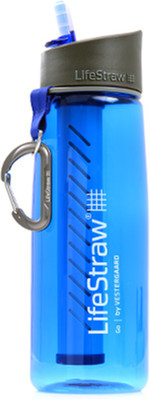

LifeStraw Go 650 ml Water Bottle(Set of 1, Blue, Gray)