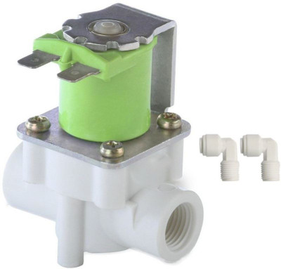 

BalRama Solenoid Valve SV works on 24v or 36v DC with 1/4 inch Elbows for RO Service Solid Filter Cartridge(0.5, Pack of 3)