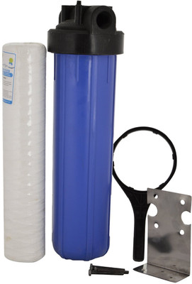

AMPEREUS Housing/Sediment bag Filter, pressure meter,wrench Big Blue 20'' Jumbo housing for 1.5 inch inlet outlet Solid Filter Cartridge(0.5, Pack of 5)