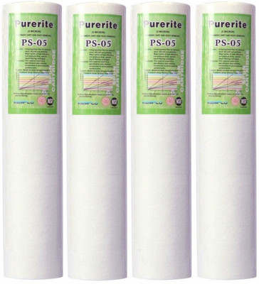 

Srihpe RO Pre Filter 5 Micon 10 Inch PACK of 4 Solid Filter Cartridge(5, Pack of 4)