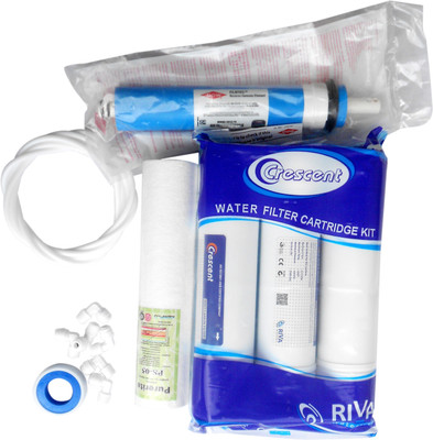 

Crescent Inline set with Dow 75 GPD membrane Solid Filter Cartridge(0.001, Pack of 6)