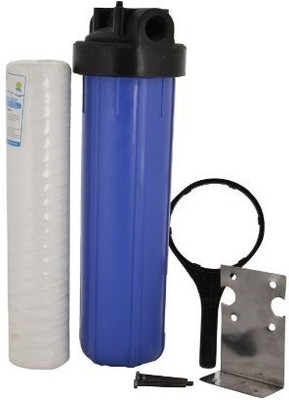 

Ampereus Big Blue Jumbo Housing with Thread Filter and wall mounted plate Solid Filter Cartridge(0.5, Pack of 1)