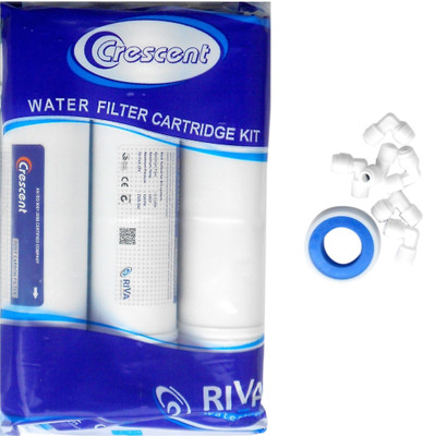 

Crescent Inline set with Elbo and Teflon tape Solid Filter Cartridge(0.01, Pack of 5)