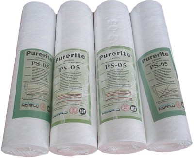 live pure mineral ro LiveP KEMFLO PS-5 5 MICRON SEDIMENT SET 4 PC Solid Filter Cartridge(0.5, Pack of 4)