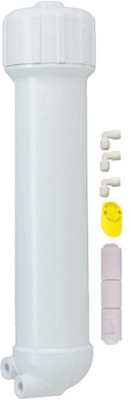 

BalRama RO Service Membrane Housing + Elbow Connectors + Teflon Tape + FRT Flow Restrictor for domestic systems having Solid Filter Cartridge(0.0005, Pack of 6)