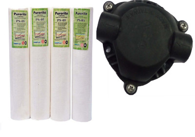 

Earth Ro System RO Service Water Purifier White PumpHead mudl90 Solid Filter Cartridge(0.5, Pack of 5)