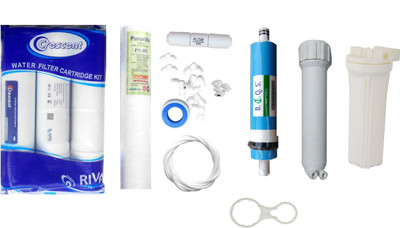 

Crescent Inline set with Bowl, MH & 80 GPD BNQS membrane Solid Filter Cartridge(0.005, Pack of 11)