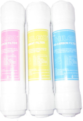 

Live Pure Mineral RO PHILEO Sediment Filter Pre-Carbon Filter Post Carbon Filter 3 Pieces Inline Filter Set For Filtration Process For Ro Water Purifier Solid Filter Cartridge(0.2, Pack of 1)
