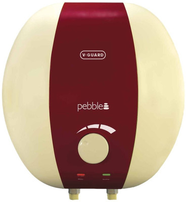 V-Guard 10 L Storage Water Geyser (10 Litres Pebble, Ivory, Red)