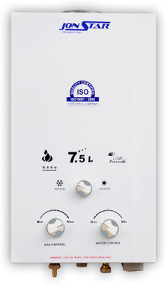 Jonstar 7.5 L Gas Water Geyser(White, Jonstar 7.5 L Gas Water Geyser)
