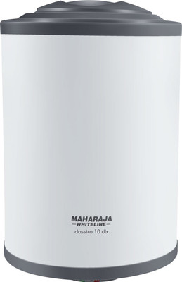 Maharaja Whiteline 10 L Storage Water Geyser (Classico DLX, White and Blue)