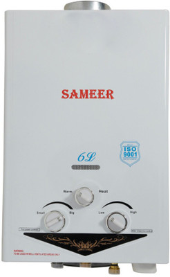 

Sameer 6 L Gas Water Geyser(White, Spout)