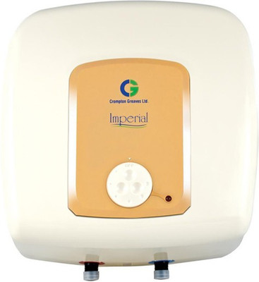 Crompton 10 L Storage Water Geyser(White, Orange, Imperial SWH925), Orange;white