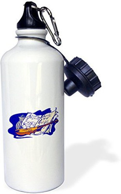 

3dRose 621 ml Water Purifier Bottle(White)