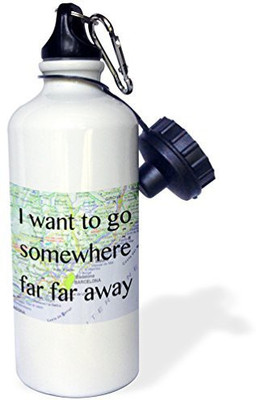 

3dRose 621 ml Water Purifier Bottle(White)
