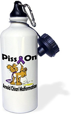 

3dRose 621 ml Water Purifier Bottle(White)